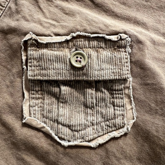 Brownish Green BDG long Cargo Skirt - Picture 2 of 6